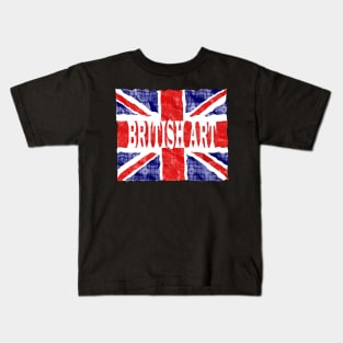 British National Flag Art Union Jack Kids T-Shirt